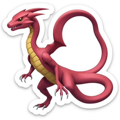 Heliolisk-Seviper-Cyclizar-Genesect-Pokémon, full body sticker