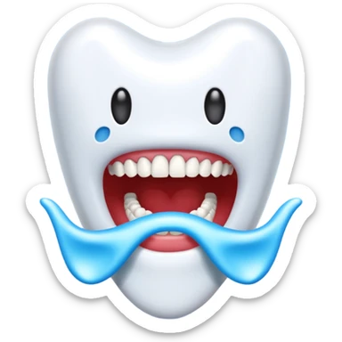 Aislamiento absoluto dental, sticker