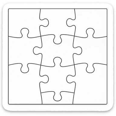 Puzzle sticker