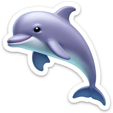 Pink dolphin  sticker
