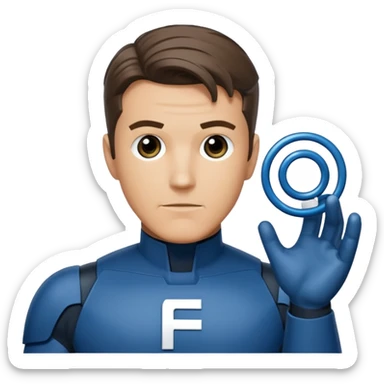 reed richards from fantastic four sticker