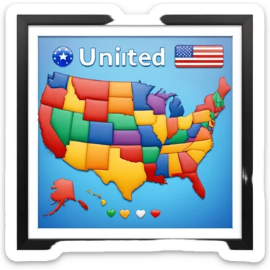 UNITED STATES sticker