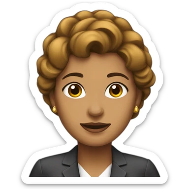 mujer emprendedora sticker