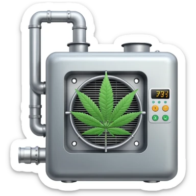 ventilation cannabis grow sticker