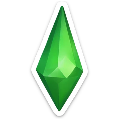 the sims plumbob green sticker