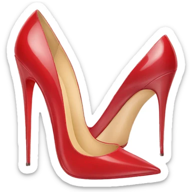 Louboutin heels sticker