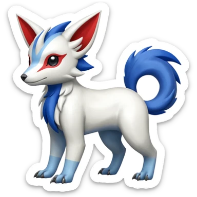 Shiny Linoone-Absol-Trico-Hybrid (Full body) sticker
