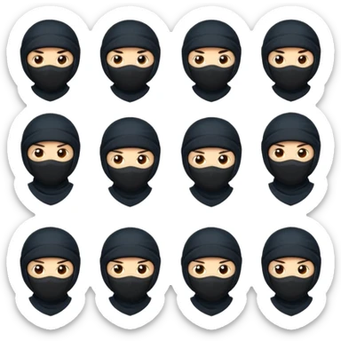 lo emojis de ninja deben estar relacionados con un signo zodiacal sticker