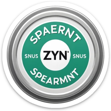 Zyn spearmint snus sticker