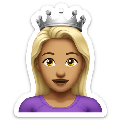 a Queen practicing Crossfit sticker