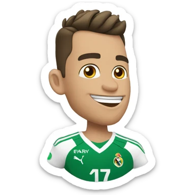 CR7 célébration  sticker