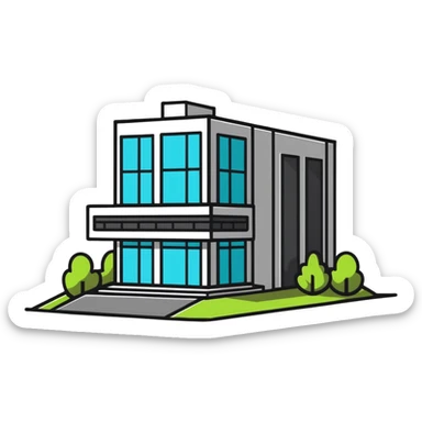 indie band performing at a small venue sticker