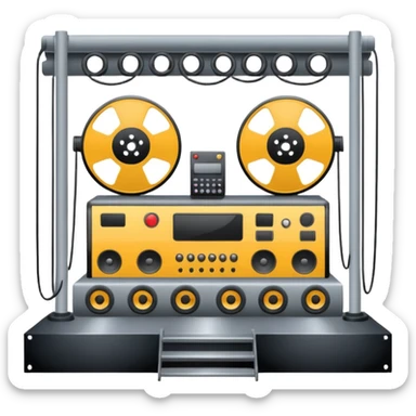 concert Cable reels sticker