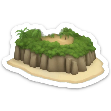 Island Dominican Republic  sticker