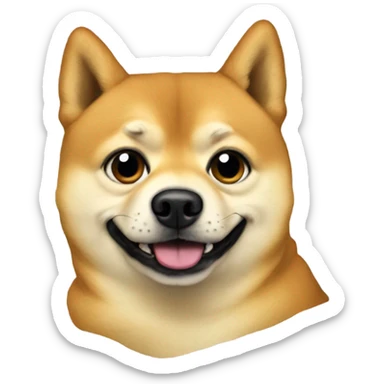 DOGE PEPE PEPE DOGE ROFL  sticker