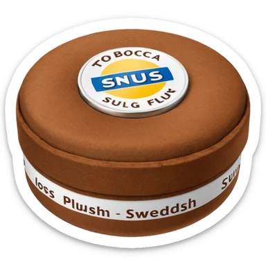 Lip pillow , swedish snus sticker