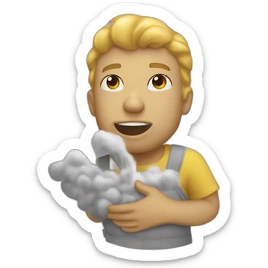 morning haze sticker