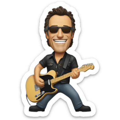 bruce springsteen live sticker
