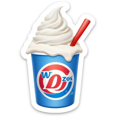 dairy queen blizzard  sticker