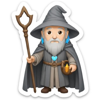 Gandalf the grey sticker