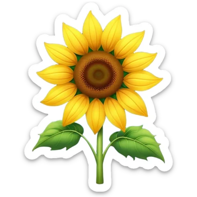 Stars in the night sky making shape of sunflower sticker
