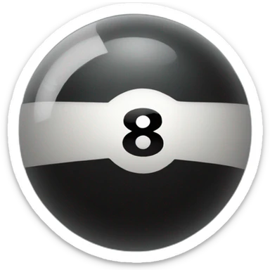 8 ball sticker