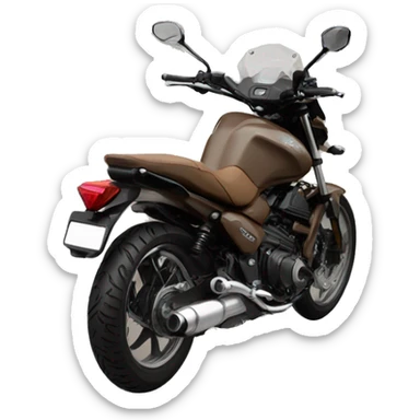 Exciter 155 brown motorcycle  sticker