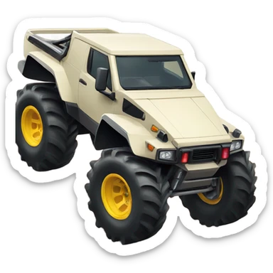 lamborghini monster truck sticker