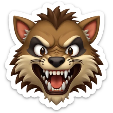 hyène gnoll sticker