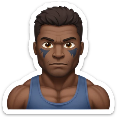 PHILIPPINE MYTHICAL CREATURE KAPRE BUT MASCULINE AND HUNK sticker