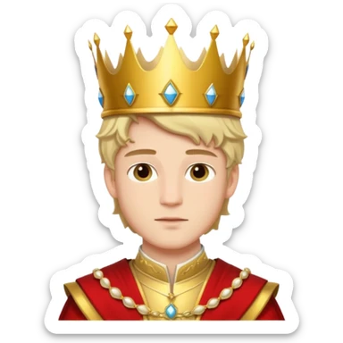 White Prince sticker