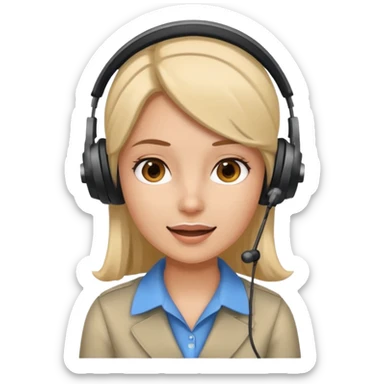 Girl talking Arg the office sticker