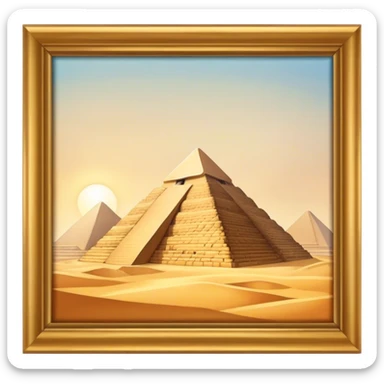 egypt pyramid sticker