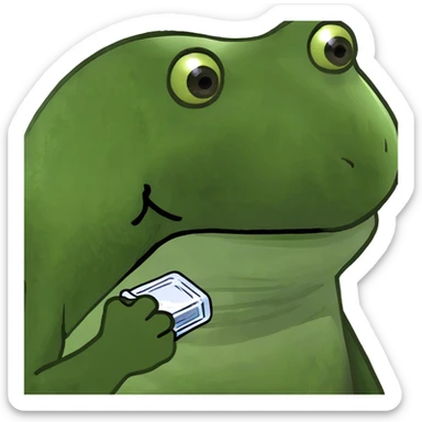 Epic frog sticker