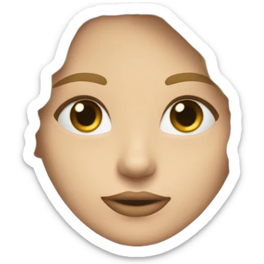 "Neural network, please generate an emoji for the following description A blonde girl, a photographer wearing a black t-shirt with the words 'it models' written on it." sticker