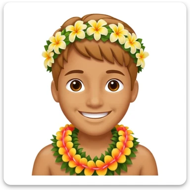 hawai, sin el marco sticker