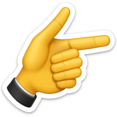 👉 Backhand Index Pointing Right Emoji in hex A80000 sticker