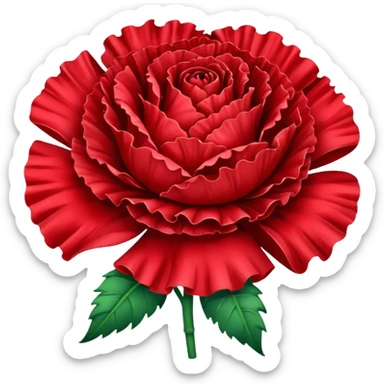 Un clavel rojo  sticker