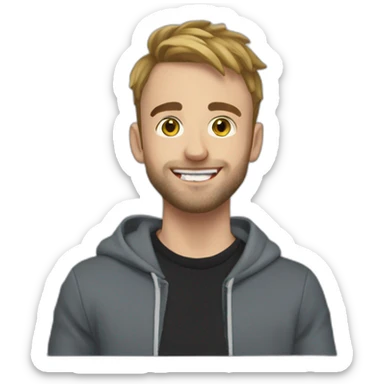 Squeezie qui fait le es-ce que c est bon pour vous sticker