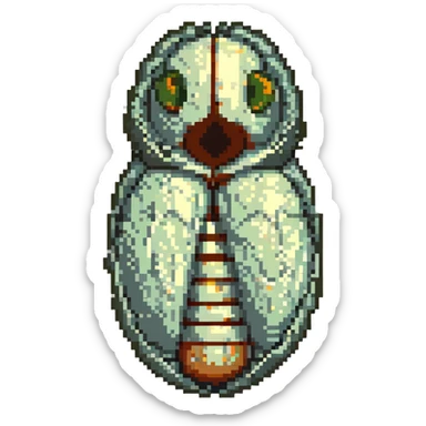 MRI parasitic embryo, digital, fetal small shape, eerie, horror, pupa, crystalis, in-utero, sea-life, siphonophore, polyp, Cnidaria sticker