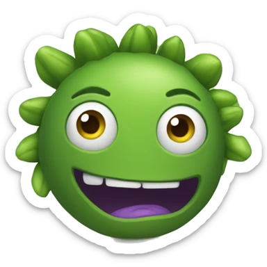 Lanzaguisantes de pvz sticker