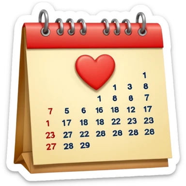 cute kalender , really light yellow/gold/brown themed with maybe a little heart on it. its paper in it and rings at the top of it where the paper is on. it needs to look like its drawed of smt and the rings at the top instead.  sticker