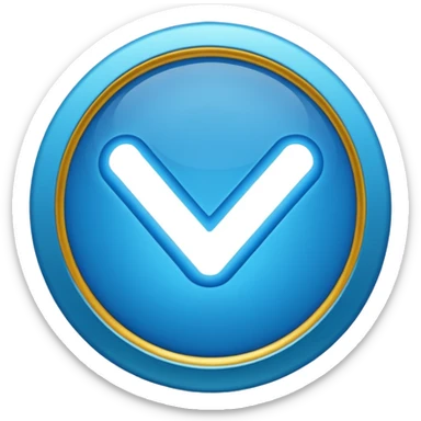 Make the emoji of roblox verify blue tick sticker