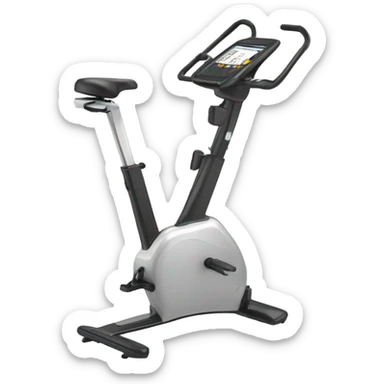 Stationary bike  sticker