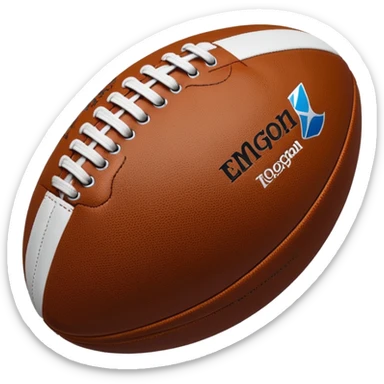 Balón de rugby hologram sticker