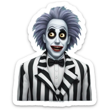 Beetlejuice sticker