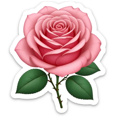 rose shape flower, no stem, no leaves, now make the whole flower COMPLETELY WHITE sticker