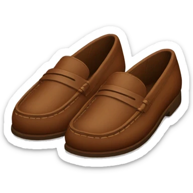 Brown loafers sticker