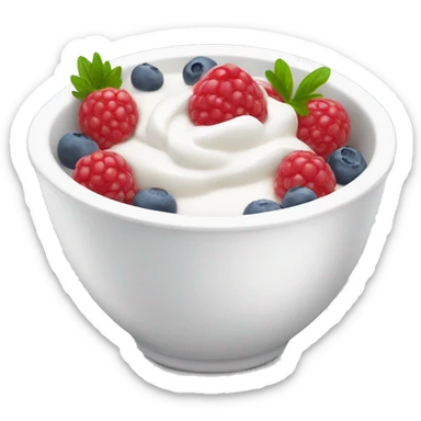 Yogurt bowl  sticker