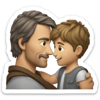 Norman avec des enfant sticker